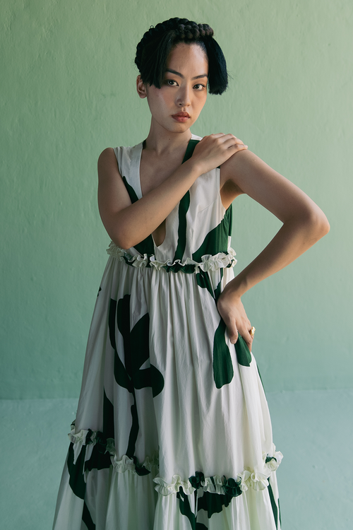 Sleeveless Summer Printed Dress