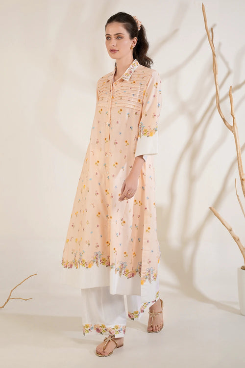 Soft Bloom Kurta Set