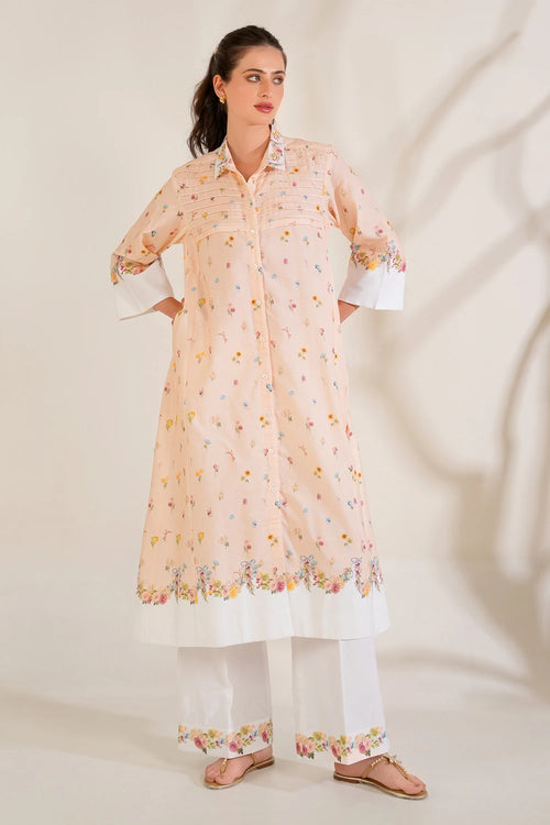 Soft Bloom Kurta Set