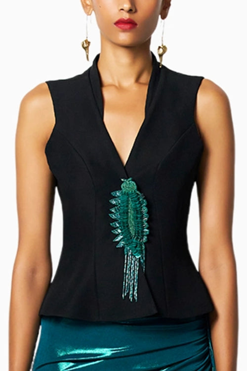 Eme Black With Emerald Jacket