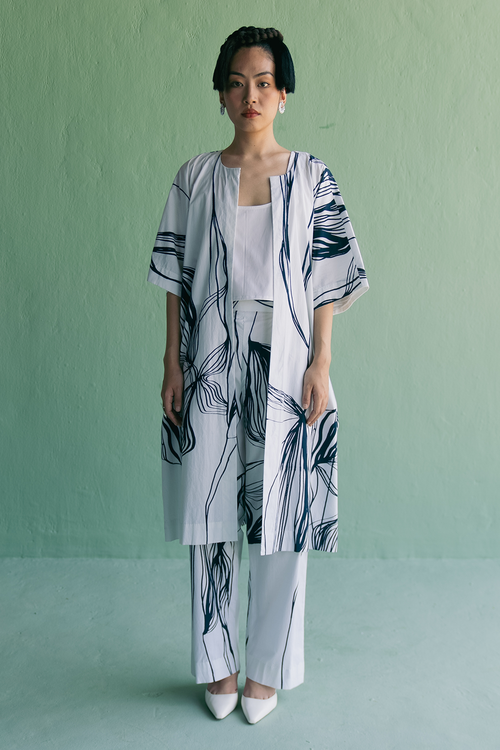 Blue Lines Jacket Pant Set