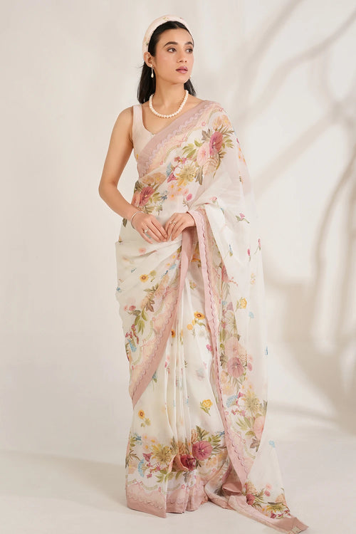 Summer Love Saree Set Without Blouse