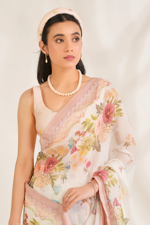 Summer Love Saree Set Without Blouse