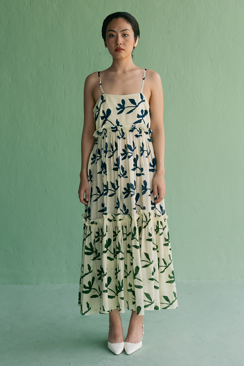 Strappy Summer Printed Dress
