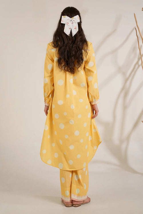 Marigold Shirt Dress Co-ord Set