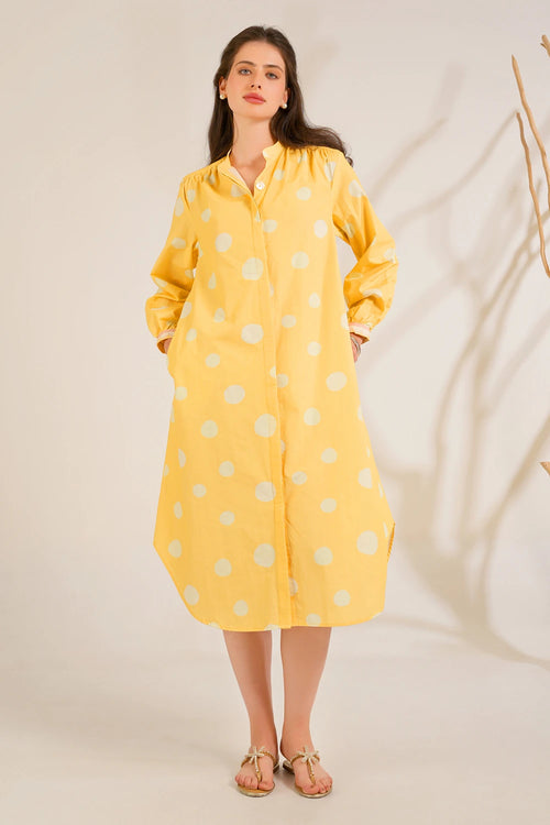Marigold Shirt Dress