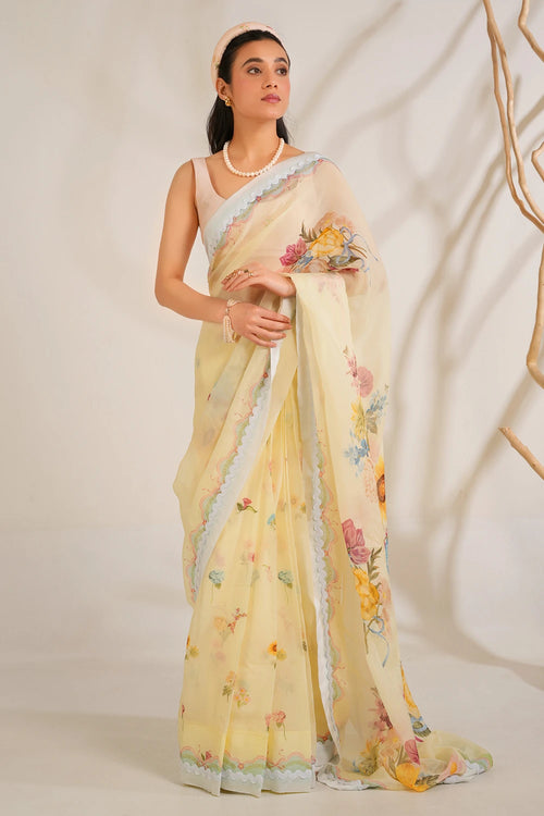 Summer Crush Saree Set Without Blouse