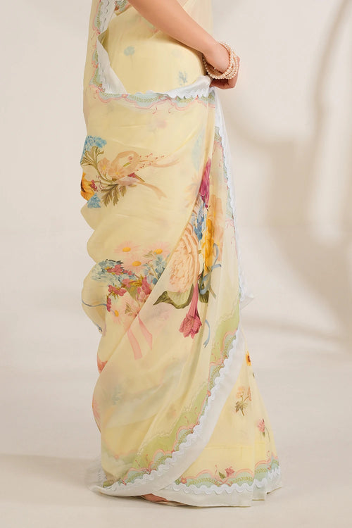 Summer Crush Saree Set Without Blouse