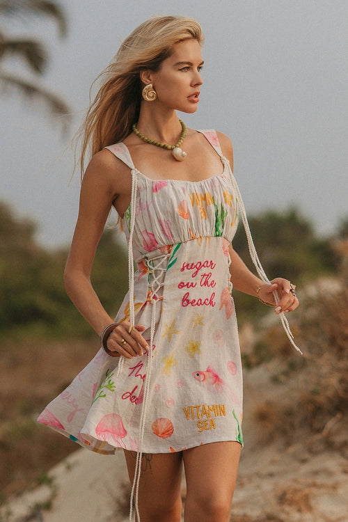 Sugar On The Beach Mini Dress