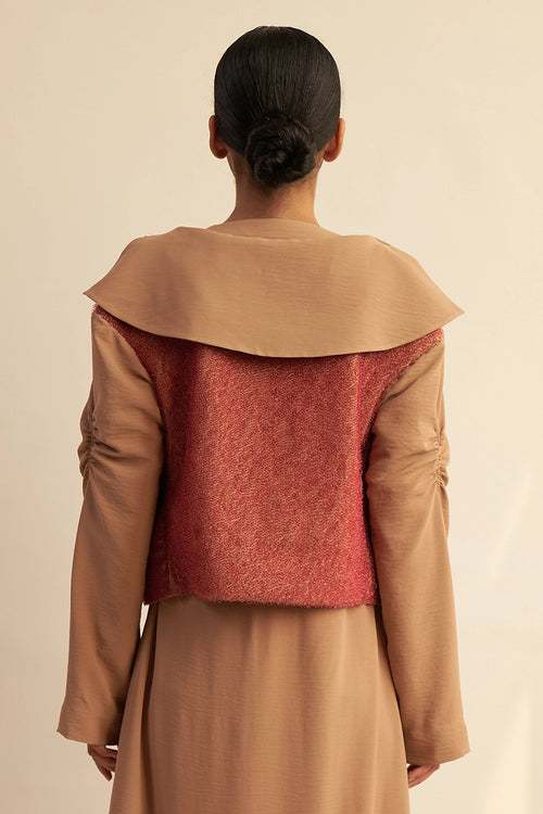 Emerging Pink Looped Jacket