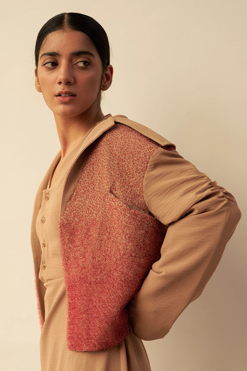 Emerging Pink Looped Jacket