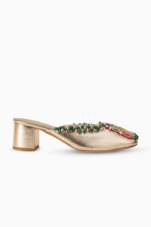 Mayurakshi Mule Heels