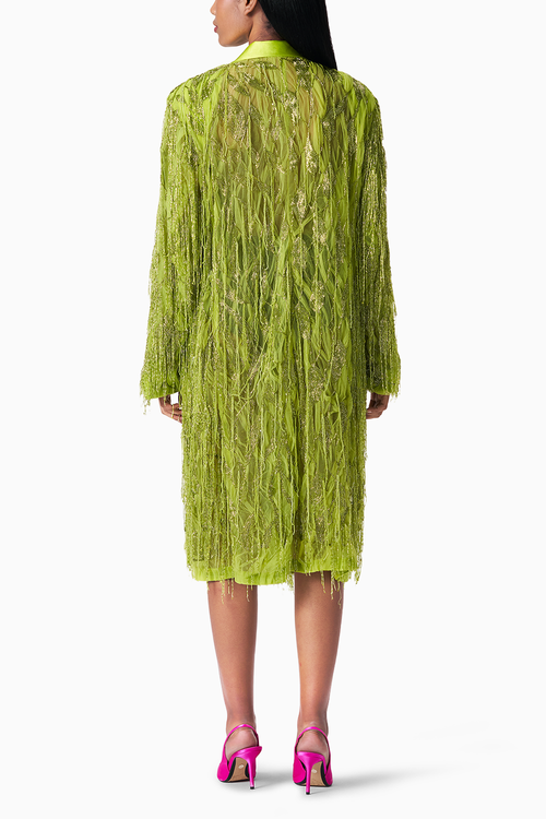 Chartreuse Maximalist Jacket