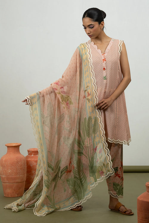 Myrrh Pink Kurta Set