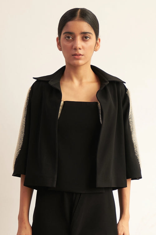 Black Winged Crystal Jacket