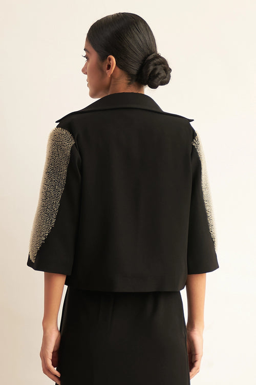 Black Winged Crystal Jacket