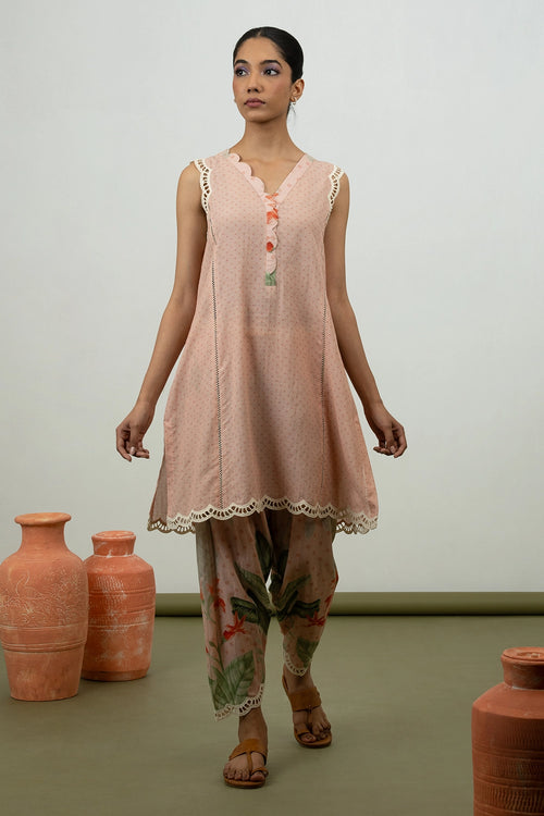 Myrrh Pink Kurta Set