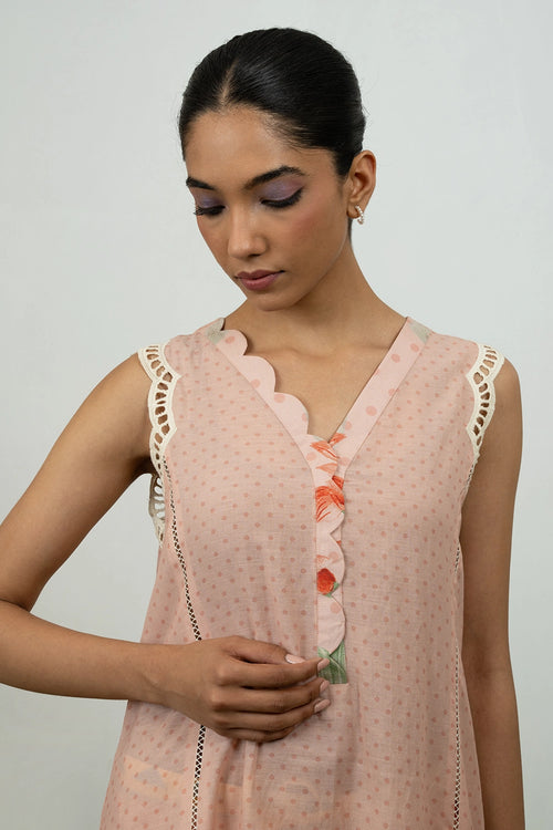 Myrrh Pink Kurta Set