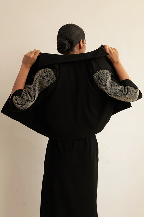 Black Winged Crystal Jacket