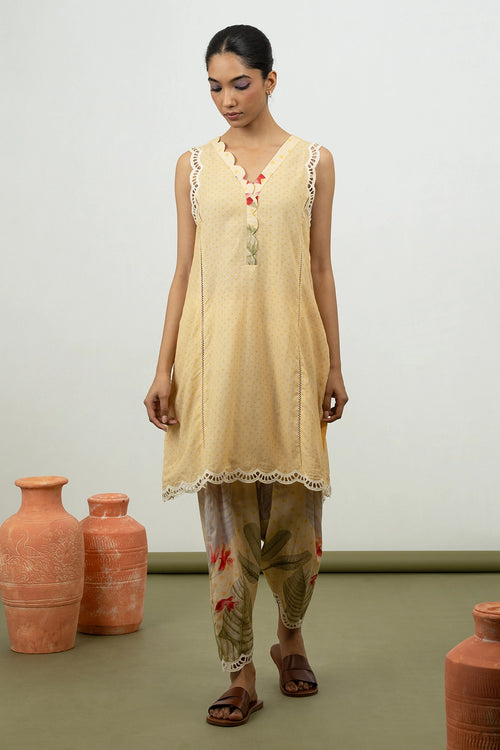 Myrrh Yellow Kurta Set