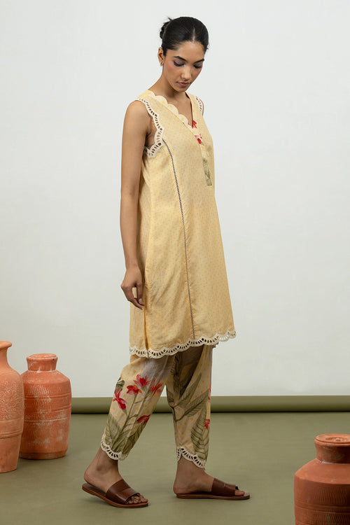 Myrrh Yellow Kurta Set
