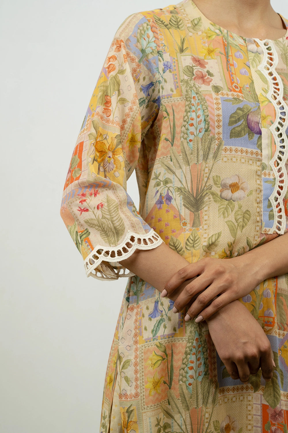 Athel Yellow Kurta Set