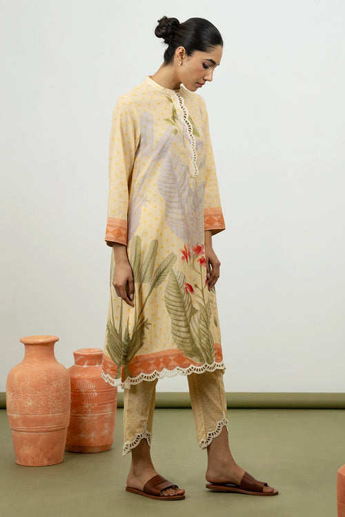 Cypress Yellow Kurta Set