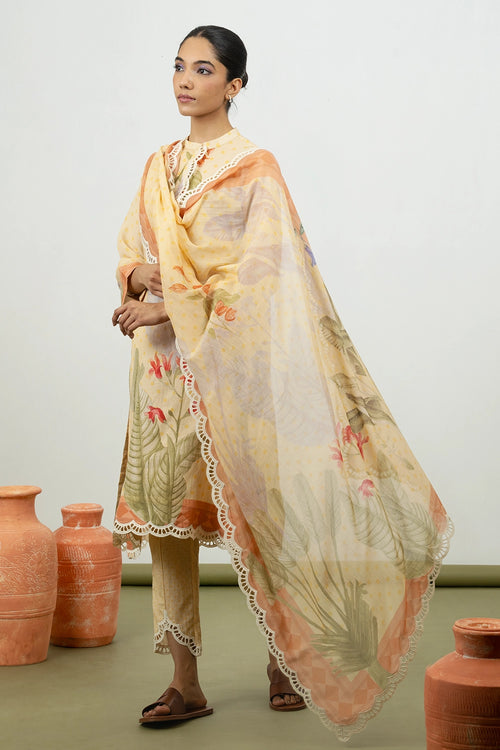 Cypress Yellow Kurta Set