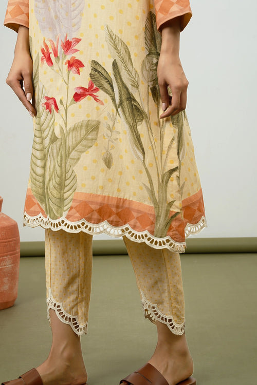 Cypress Yellow Kurta Set