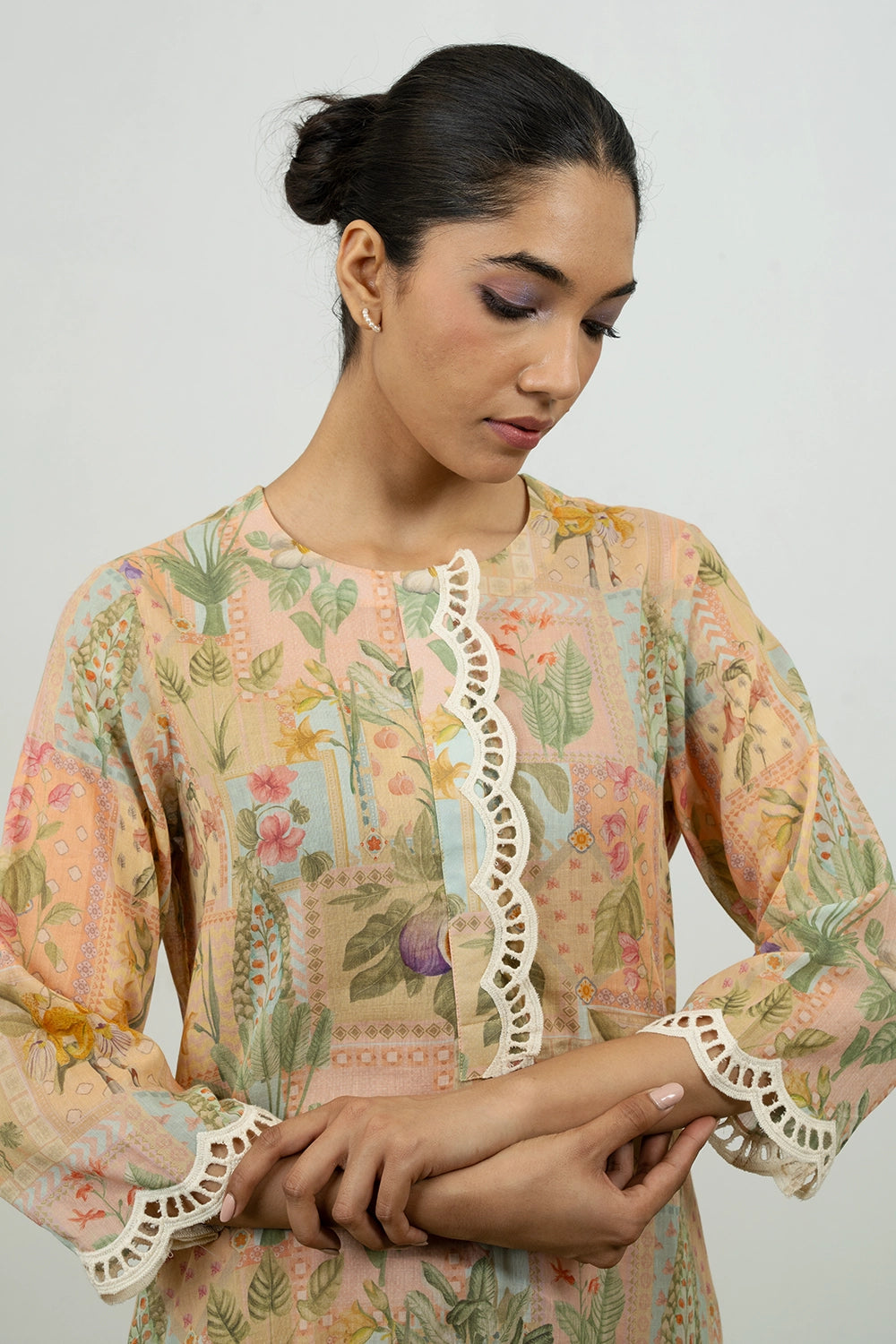 Athel Pink Kurta Set