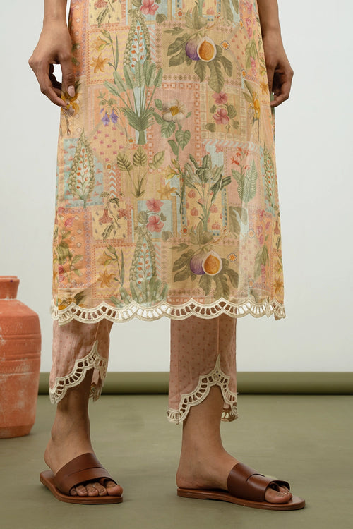 Athel Pink Kurta Set