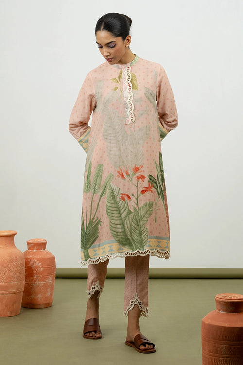 Cypress Pink Kurta Set