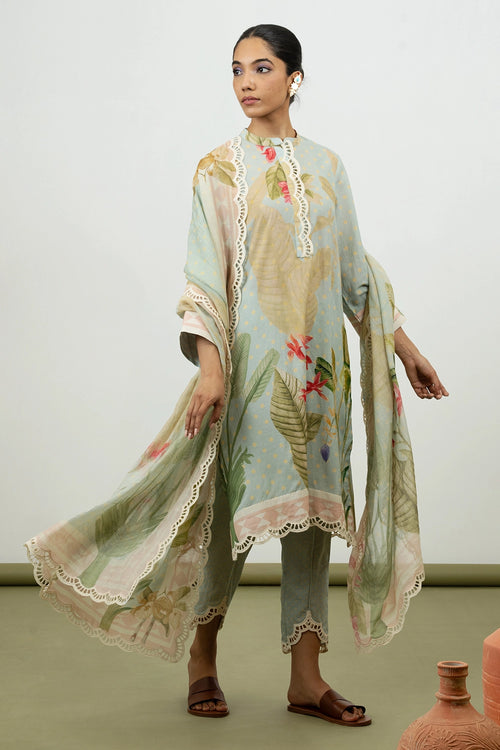 Cypress Sky Kurta Set