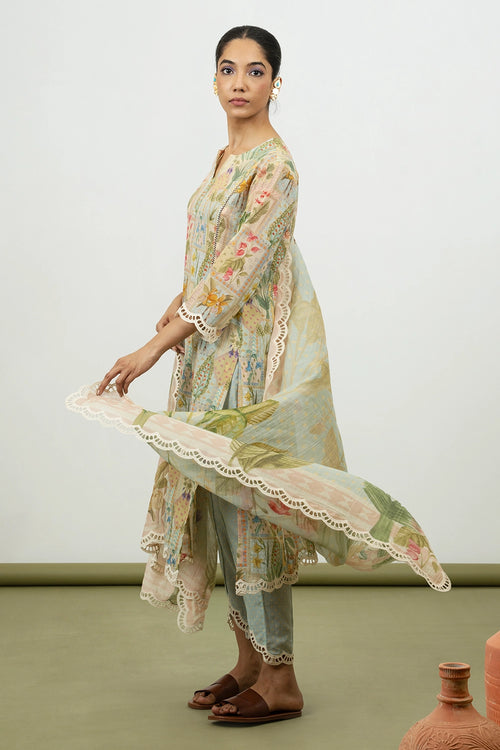 Fig Sky Kurta Set