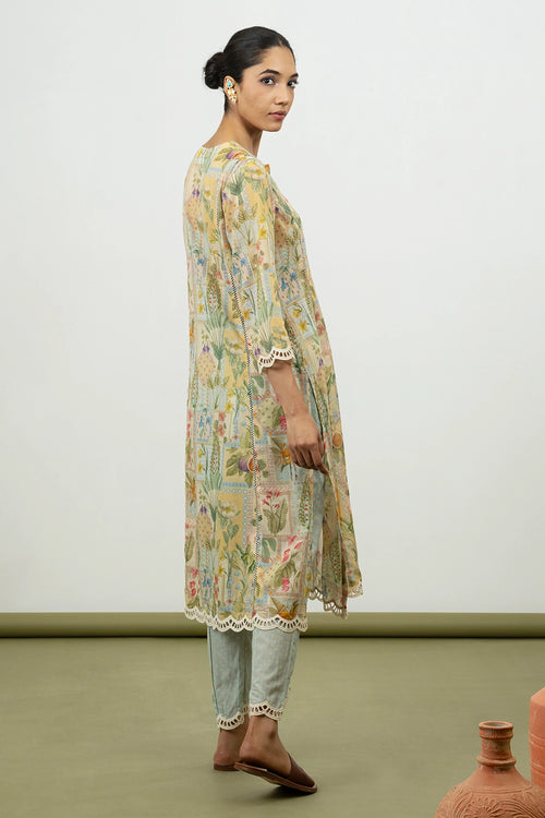 Fig Sky Kurta Set