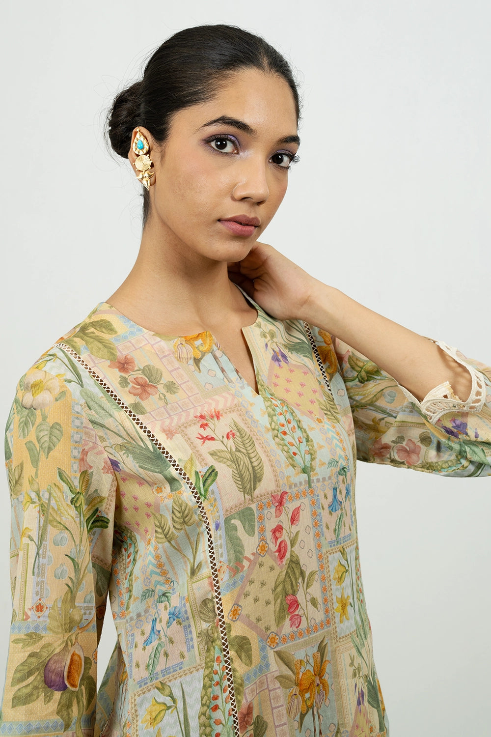 Fig Sky Kurta Set