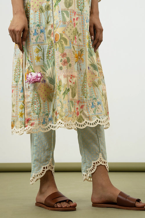 Fig Sky Kurta Set