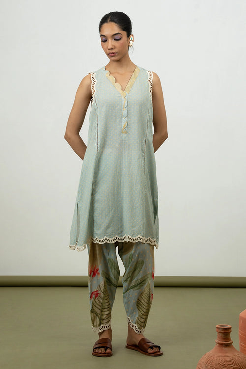 Myrrh Sky Kurta Set