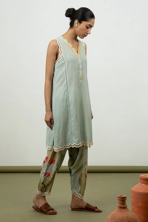 Myrrh Sky Kurta Set