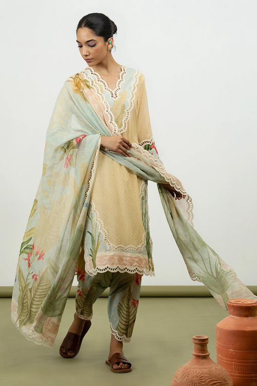 Juniper Yellow Kurta Set