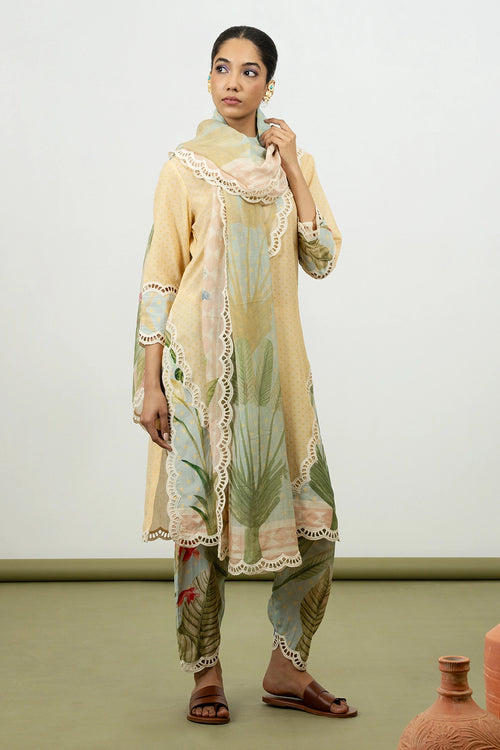 Juniper Yellow Kurta Set