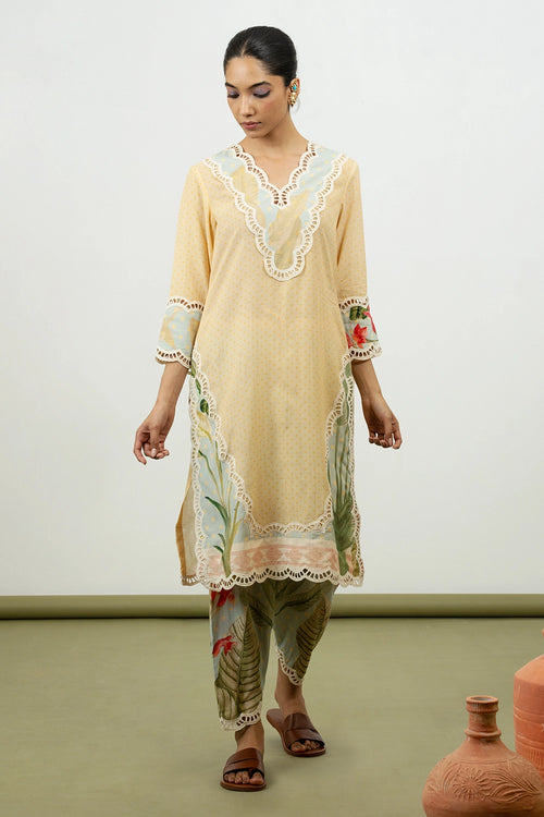 Juniper Yellow Kurta Set