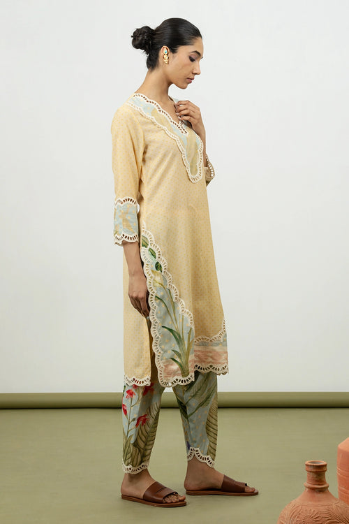 Juniper Yellow Kurta Set