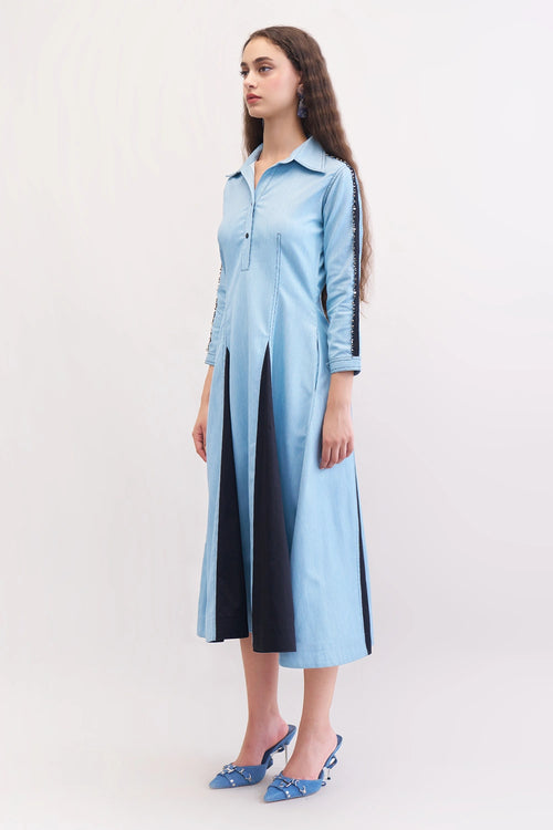 Aqua Rene Dress