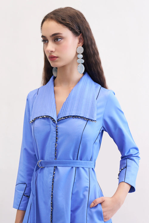 Blueberry Glimmer Trench