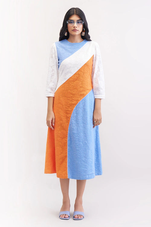 Orange Blueberry Jane Dress