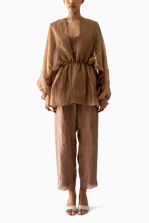 Pale Mauve Jacket Set