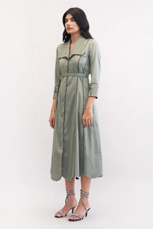 Olive Glimmer Trench
