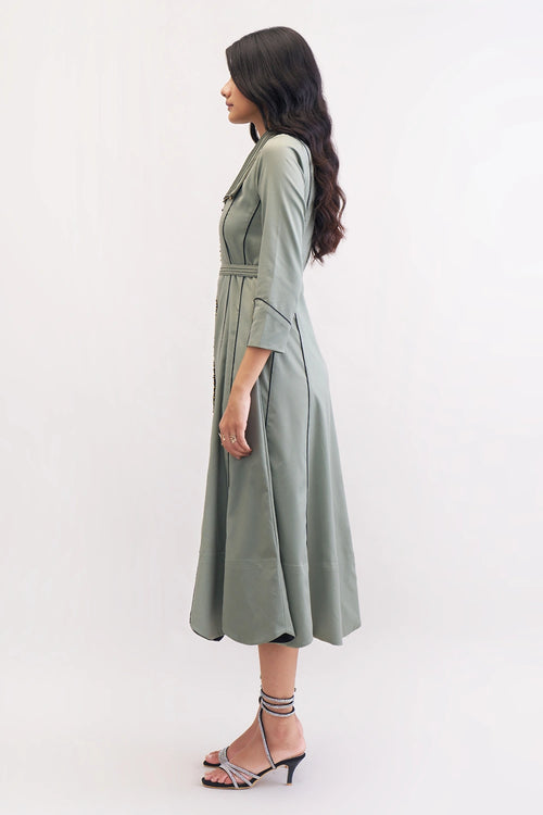 Olive Glimmer Trench