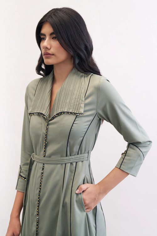 Olive Glimmer Trench
